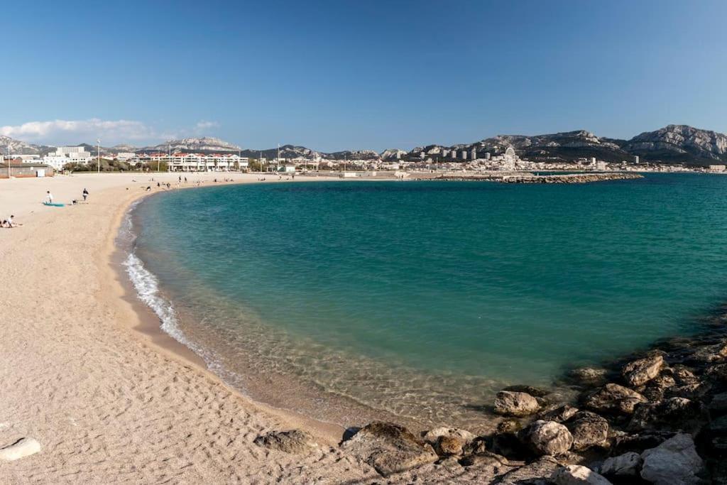 Residence Bord De Mer-Terasse-Plage Prado David Marseille Exterior photo